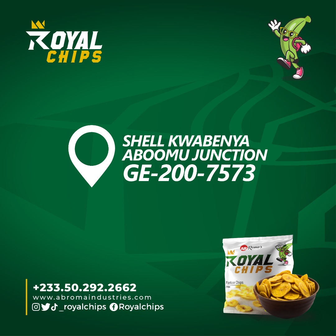 _royalchips's tweet image. Find us in these shops and grab your crunch
#plantainchips #toogoodtobethisgood #ghanaplantain #ghanafoodie #ghanafoodnetwork #eathealthy #chips #crunchysnacky #foodporn #goodvibes #foodie #snackrigh