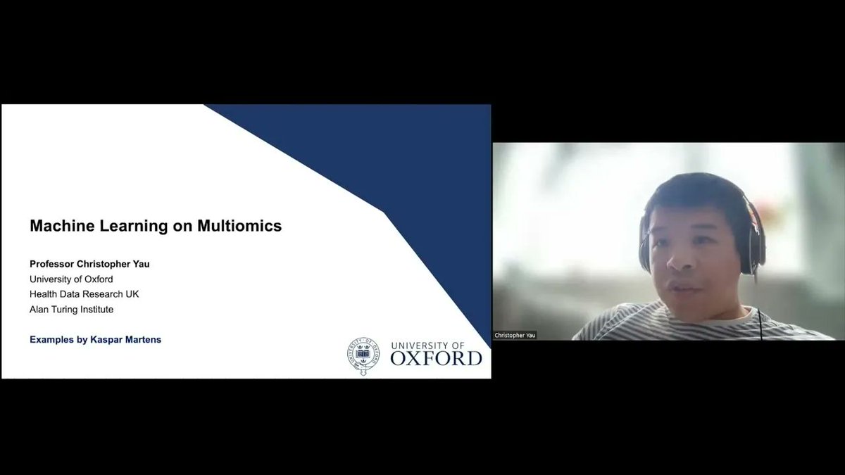 Scailyte (@scailyte) on Twitter photo "Machine Learning on Multi-omics" by Prof. Christopher Yau <a href="/cwcyau/">Christopher Yau</a>, Professor of AI at the <a href="/UniofOxford/">University of Oxford</a> is the fourth video from our 5th Anniversary Mini-symposium.
buff.ly/3ccJagi
Subscribe to our YouTube channel.
#innovation #startups #AI #digitalhealth #health "Machine Learning on Multi-omics" by Prof. Christopher Yau <a href="/cwcyau/">Christopher Yau</a>, Professor of AI at the <a href="/UniofOxford/">University of Oxford</a> is the fourth video from our 5th Anniversary Mini-symposium.
buff.ly/3ccJagi
Subscribe to our YouTube channel.
#innovation #startups #AI #digitalhealth #health