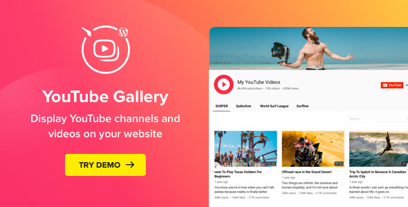 stylelibreview's tweet photo. YouTube Plugin – WordPress YouTube Gallery [UPDATE]
https://t.co/wE7xcOLt2U

#codecanyon #elfsight #socialnetworking #trending #videogallery #wordpress #wordpressyoutube #youtube #youtubechannel #youtubegallery #youtubeplaylist #youtubeplugin #youtubevideo https://t.co/CgXEG3BOX6