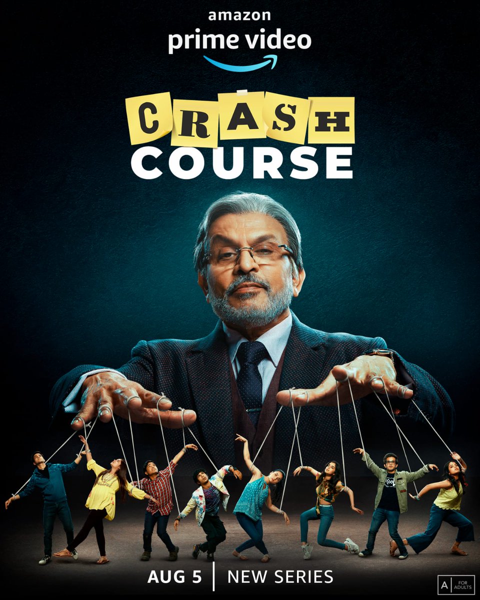 First Production from Owlet Films. CRASH COURSE on Amazon Prime Directed by Vijay Maurya Created by Manish Hariprasad Written by Manish Hariprasad and Raina Roy Trailer out on 25th July Show Release 5th August. Show some love peeps...