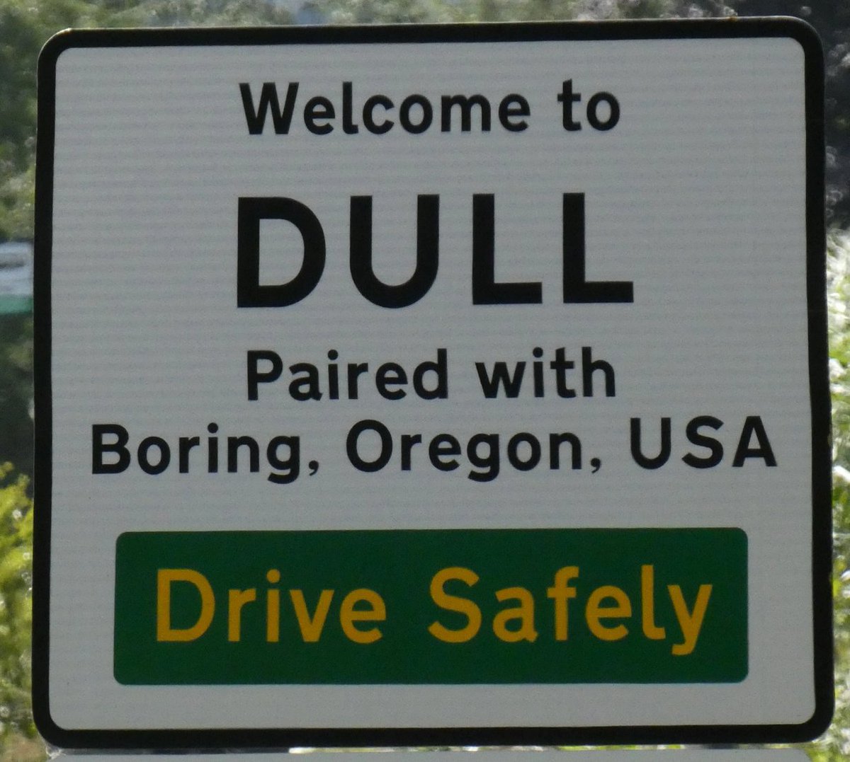 Scottish road sign, spotted on holiday.