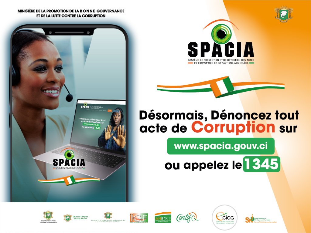 spaciaci's tweet photo. Vous êtes victime ou témoin de faits de corruption ?

Lancez une alerte en allant sur https://t.co/kxtutpOl7G ou en appelant gratuitement le 𝟏𝟑𝟒𝟓.

#stopcorruption #letatvousvoit #civ225 https://t.co/0QmCNRaLQm