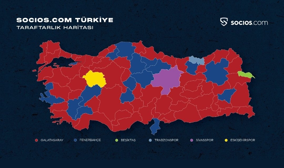 Socıos'un yaptığı anket sonucunda <a href="/Galatasaray/">26x Turkish Champions 🟡🔴</a>, 81 ilin 60'nda birinci oldu.💛❤️

Herzaman diyoruz Türkiye'dir Galatasaray 💪