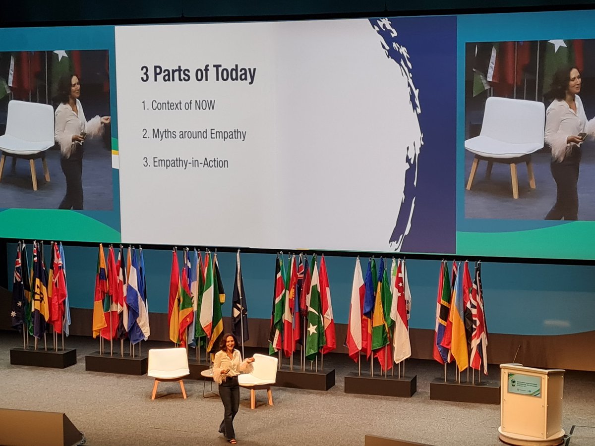 "You are a force for good and #empathy is a big part of that. If ever the world needed people like you it is now," <a href="/belindaparmar/">Belinda Parmar</a> tells credit union leaders #WCUC2022 <a href="/WOCCU/">World Council of Credit Unions</a>