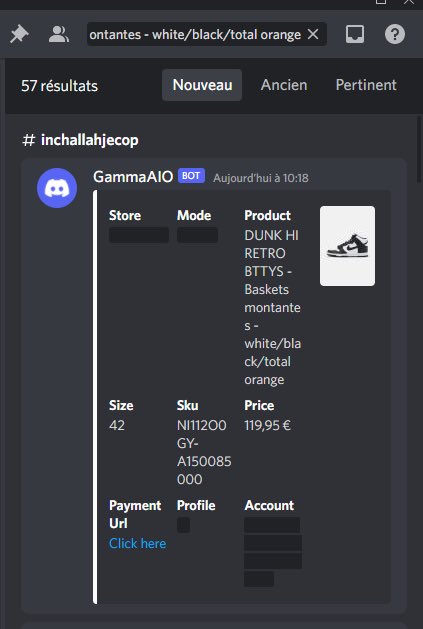 Good morning with <a href="/Gammaofficial/">Gamma</a>
CG : @ThunderNotifyEU <a href="/LuckifyFrance/">Luckify France</a>
Proxy:<a href="/Lemon_Proxies/">LemonProxies</a>
<a href="/TheLemonClub/">Sally & Sue</a>