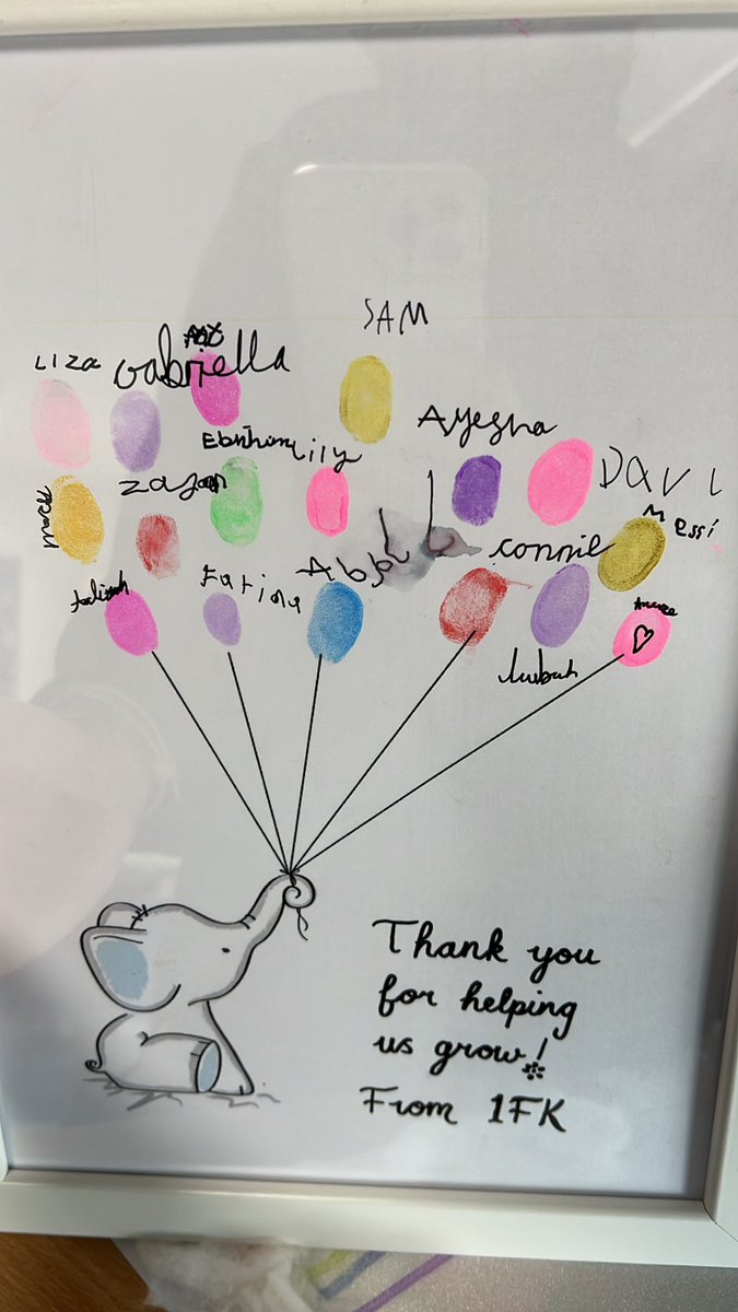 How sweet! 💖 <a href="/GoresbrookSc/">Goresbrook School</a> Thank you 1FK for being a wonderful class to teach this year and thank you to all of the parents for being amazing! I will surely miss you all!