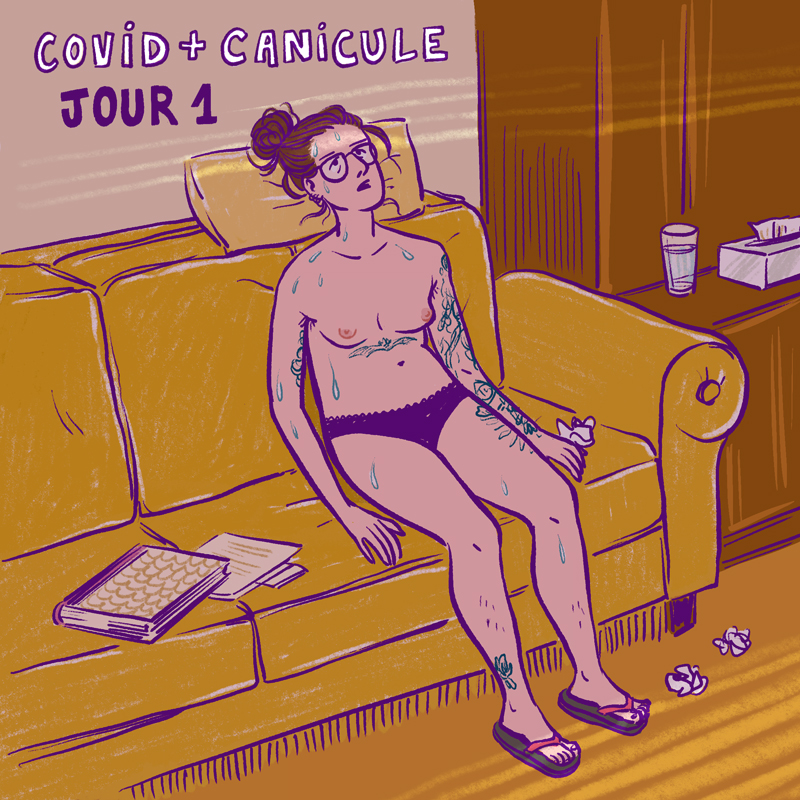 leslipmag's tweet photo. Covid &amp; Canicule, un bon cocktail... par @Marahahah 
#slip #covid #canicule #fanzine #bd #leslipmag #rattaupenu https://t.co/DElag9Xisn