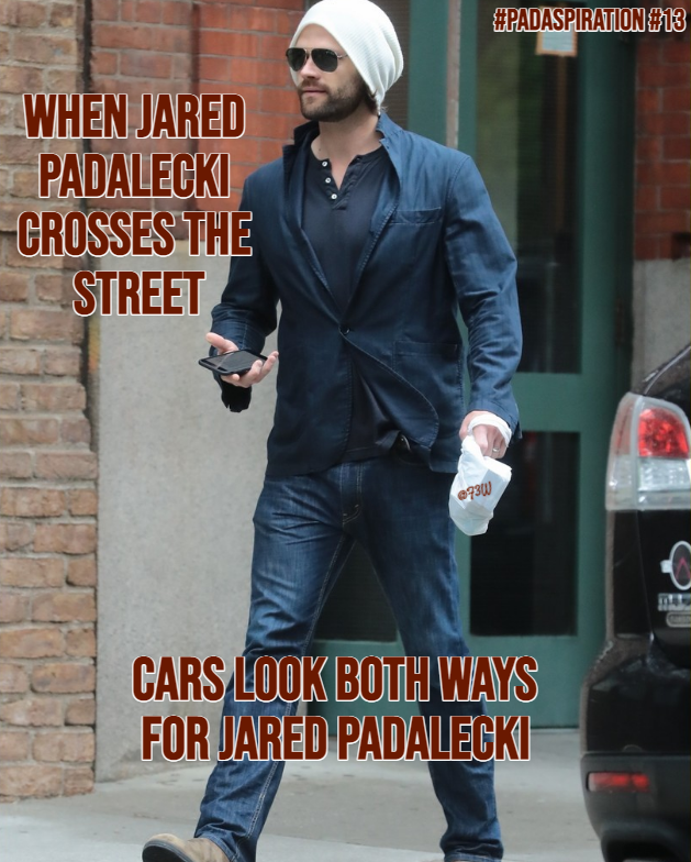 Franki3W's tweet photo. #PadaSpiration #13
When #JaredPadalecki crosses the street, cars look both ways for Jared Padalecki.
#Walker #WalkerFamily #WeLoveYouJaredPadalecki @jarpad #JaredMakesUsSmile #PadAwesome #PadaPower #StreetCrossing #RoadSafety #PadaCrossing #JaredPadaleckiAppreciationDay https://t.co/LDwoizVMNG