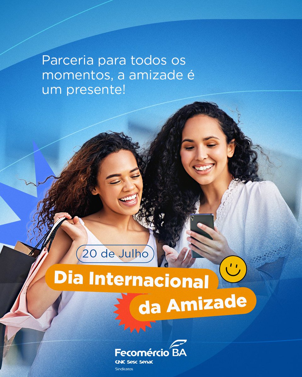 Sempre é mais divertido quando todos estão juntos em momentos especiais! 

#felizdiadoamigo #fecomercioba #salvador