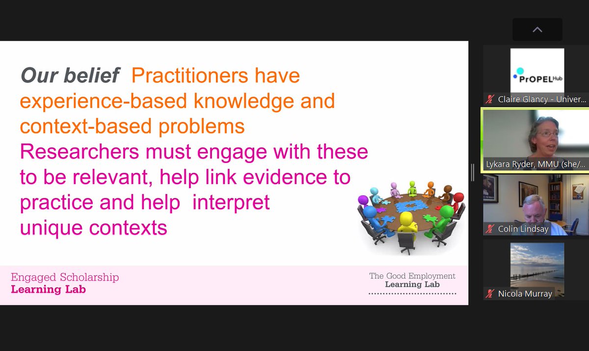 PrOPEL Hub (@propel_hub) on Twitter photo "Practitioners have experience-based knowledge and context-based problems."
<a href="/ProfJuliaRouse/">Prof Julia Rouse</a> sets the scene and kicks off the two day #engagedscholarship festival by <a href="/EmploymentLab/">Good Employment Learning Lab</a>, <a href="/_ISBE/">ISBE</a>, <a href="/ESRC/">Economic and Social Research Council</a> and <a href="/bam_ac_uk/">British Academy of Management</a> hosted by <a href="/mmu_business/">Manchester Metropolitan University Business School</a> "Practitioners have experience-based knowledge and context-based problems."
<a href="/ProfJuliaRouse/">Prof Julia Rouse</a> sets the scene and kicks off the two day #engagedscholarship festival by <a href="/EmploymentLab/">Good Employment Learning Lab</a>, <a href="/_ISBE/">ISBE</a>, <a href="/ESRC/">Economic and Social Research Council</a> and <a href="/bam_ac_uk/">British Academy of Management</a> hosted by <a href="/mmu_business/">Manchester Metropolitan University Business School</a>