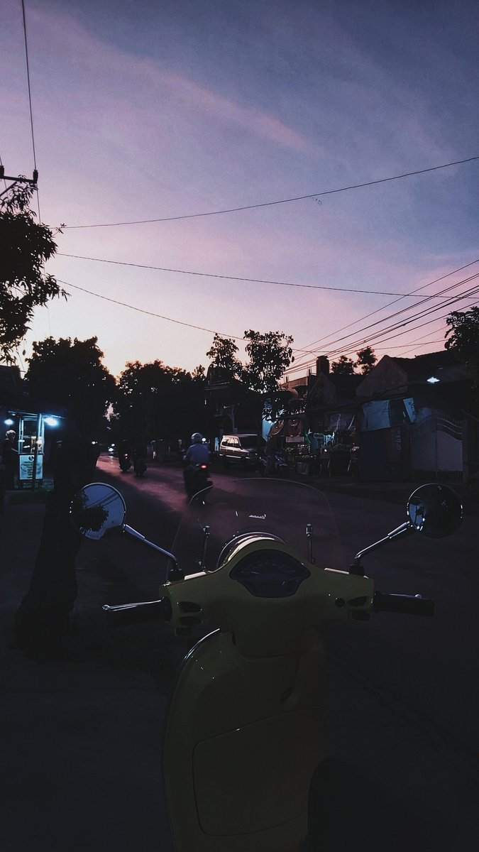 Jalan jalan senja 🌇🛵