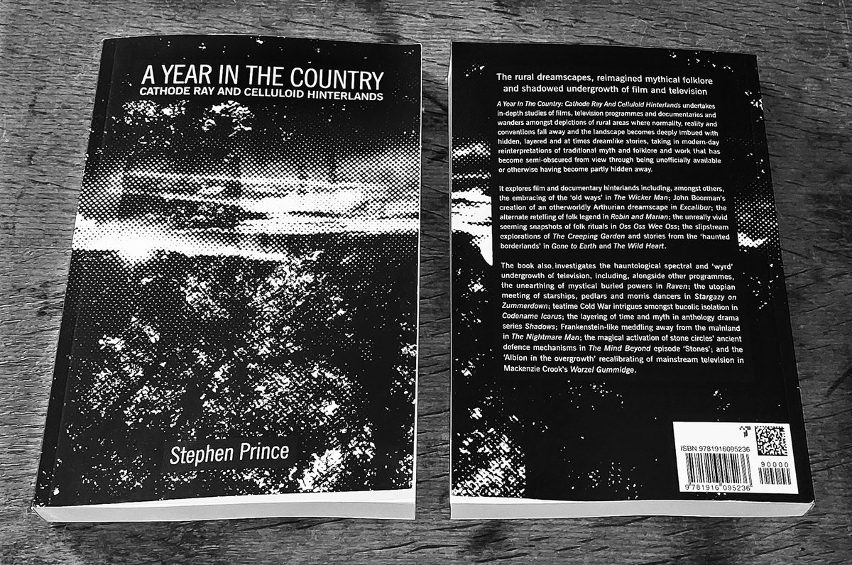 New A Year In The Country book released, exploring cathode ray and celluloid hinterlands via the rural dreamscapes, reimagined mythical folklore and shadowed undergrowth of film and television ayearinthecountry.co.uk/the-a-year-in-… #WyrdWednesday #hauntology #folkhorror #wyrd #bookrelease