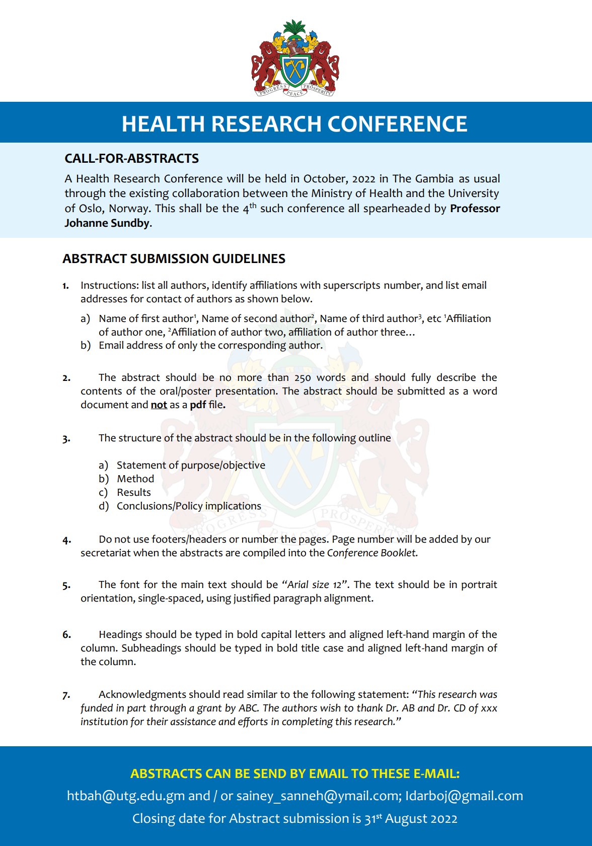 Ministry of Health Gambia (@MohGambia) / Twitter