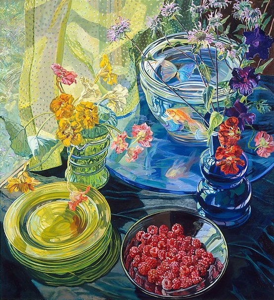 Thursdayclue's tweet photo. Raspberries and Goldfish 🐠
Janet Fish. https://t.co/dm6znUQs2O
