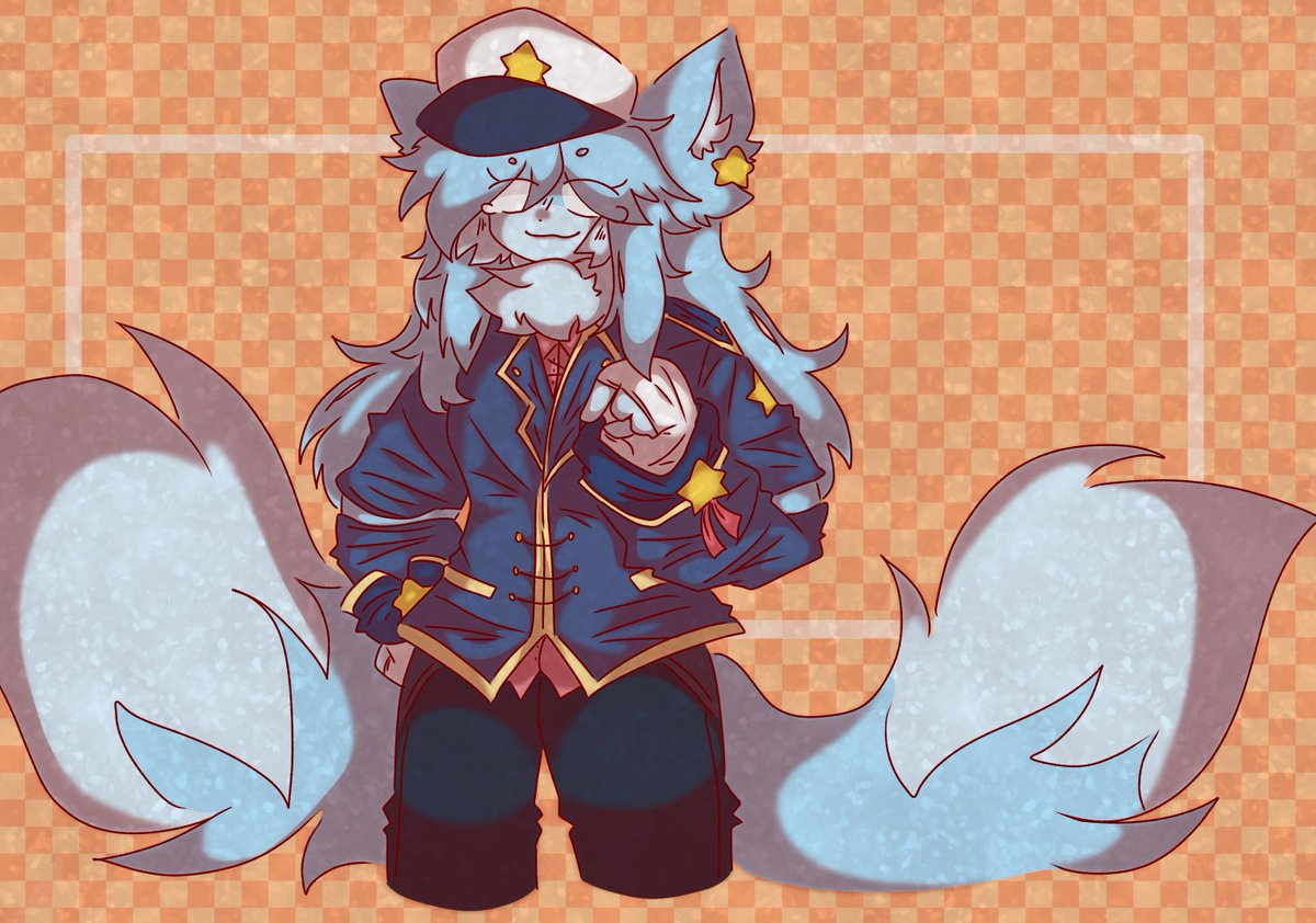 NightmareMochi's tweet image. I drew a ghostfox's oc of a friend .O . 
#kaijuparadise #kaijuparadiseoc #furry #Roblox #robloxart #robloxartist