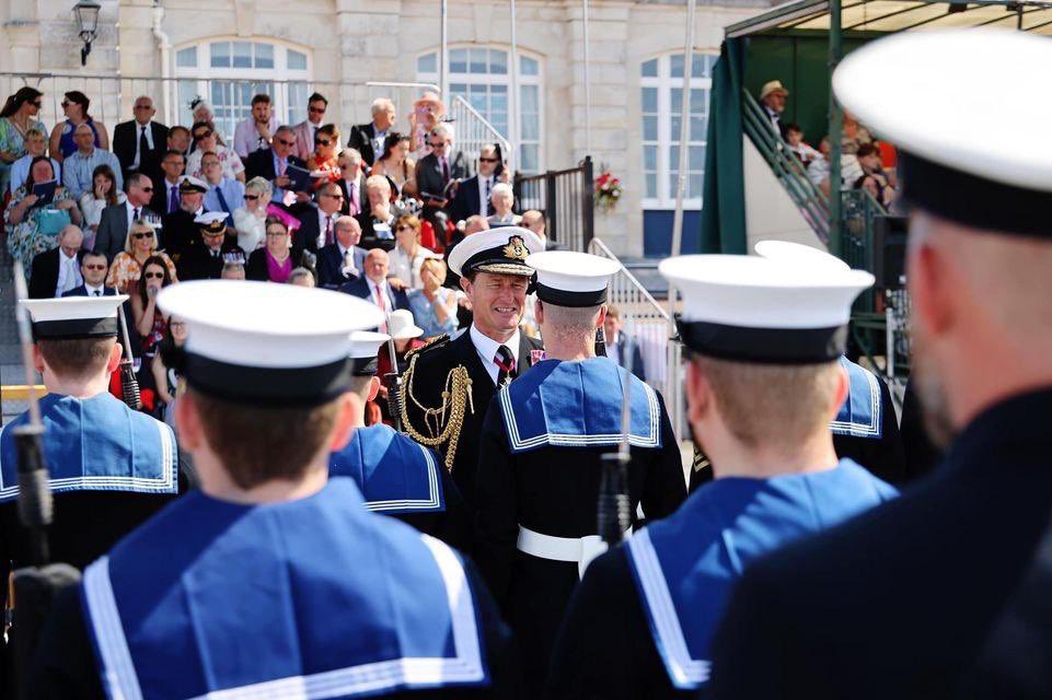 A privilege to be at the rededication of HMS VANGUARD; an opportunity to thank the crew, their families & all involved in reaching this important milestone @RAdmSAsquith @RoyalNavy @CdreJimPerks @DefenceES @COMSUBLANT