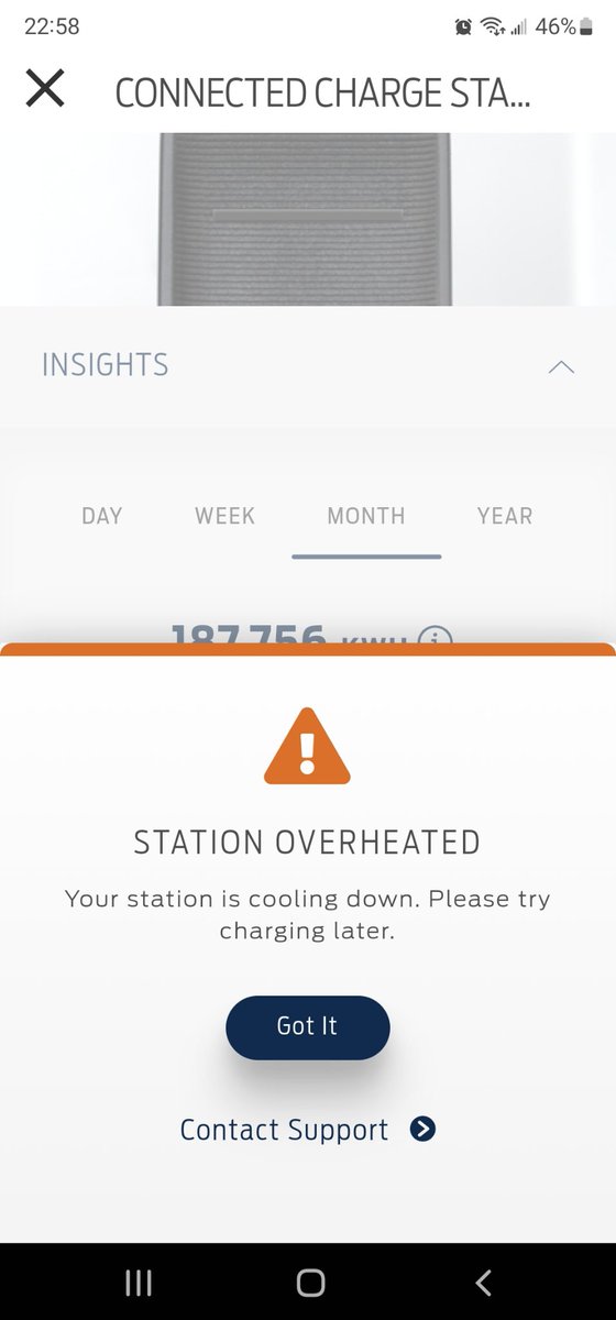 kwalt21's tweet photo. @jimfarley98 while I love my #f150lightning I don't want my house burning down. Almost every single person charging at 80A is having overheating issues. https://t.co/Ua4Rp42270