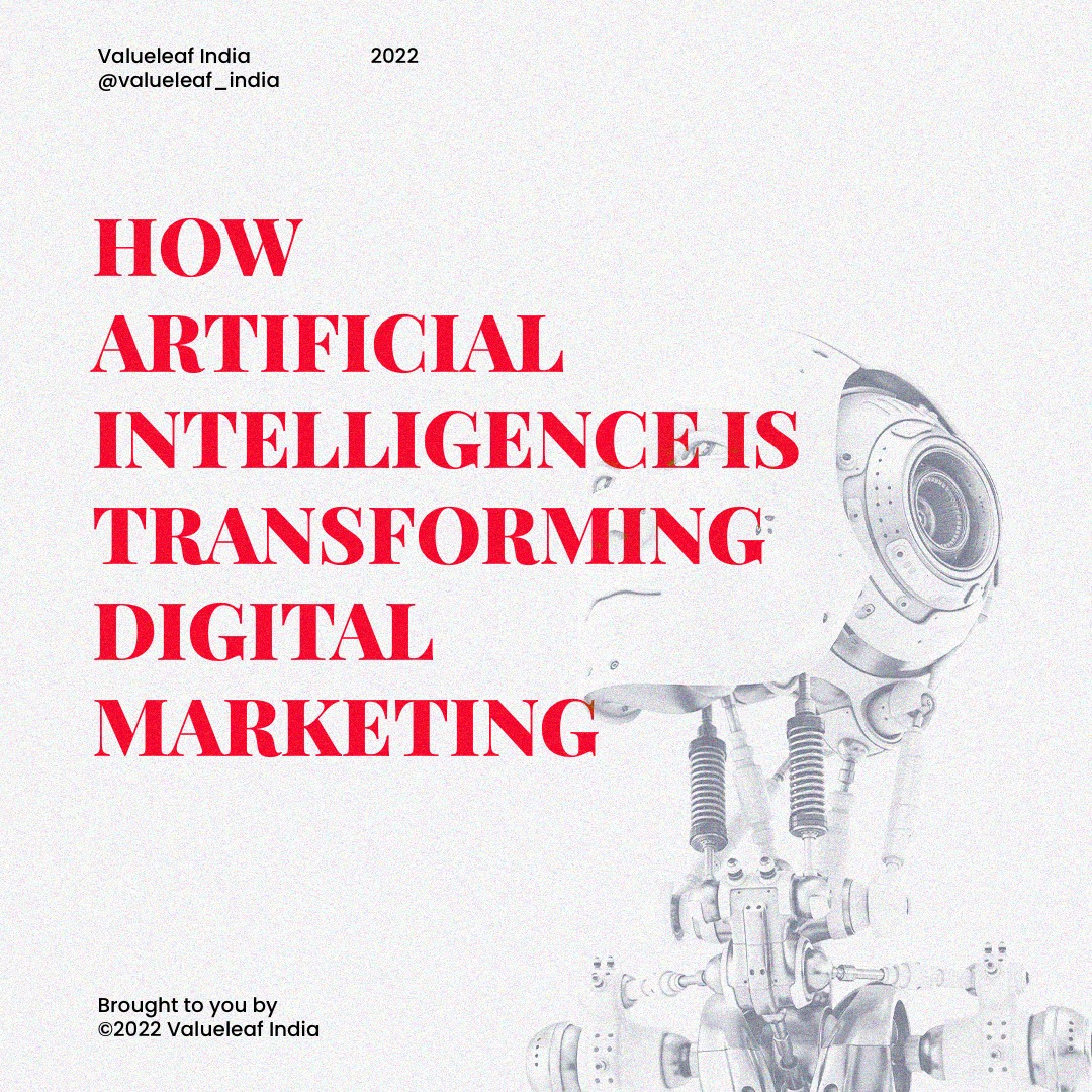 valueleaf's tweet image. Artificial intelligence is changing the digital marketing landscape. With AI-powered chatbots and personalized recommendations, businesses are able to connect with customers more. Well, the field of AI has grown exponentially in recent years &amp;amp; is expected to grow further.