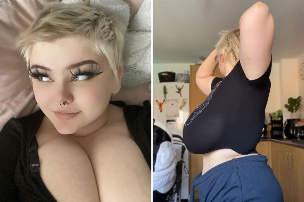 New York Post on X: I'm terrified my saggy boobs will suffocate