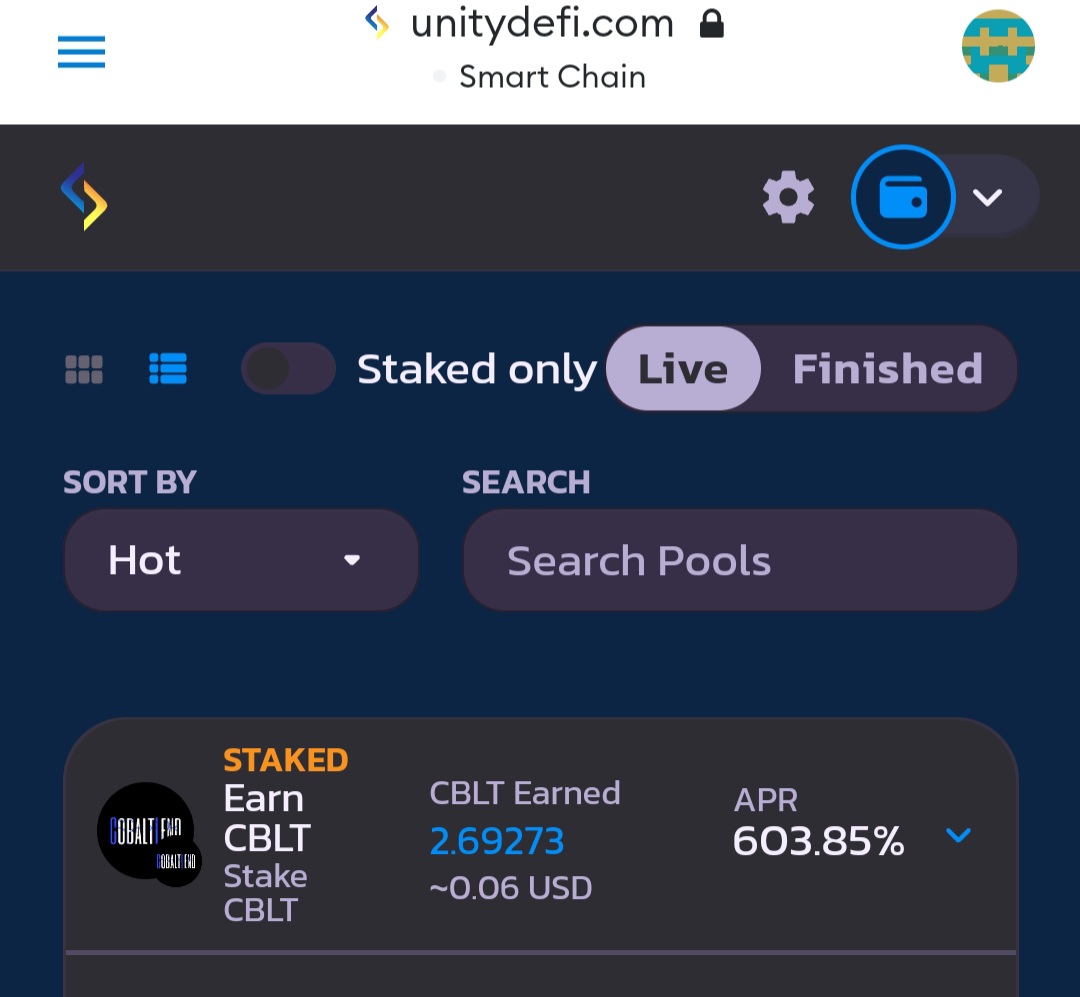 Who stacking them $CBLT? #passiveincome 👇🏽 Unitydefi.com/pools You can also stake $UV $RYIU $WPHX with many more pairs to come! @CobaltLend @RYI_Unity @ninjaswapapp @phoenixblockchn #cobaltlend #UnityRevolution #WeBurnWeRise #ninjaswapap #cryptocurrency #BetterCallSaul