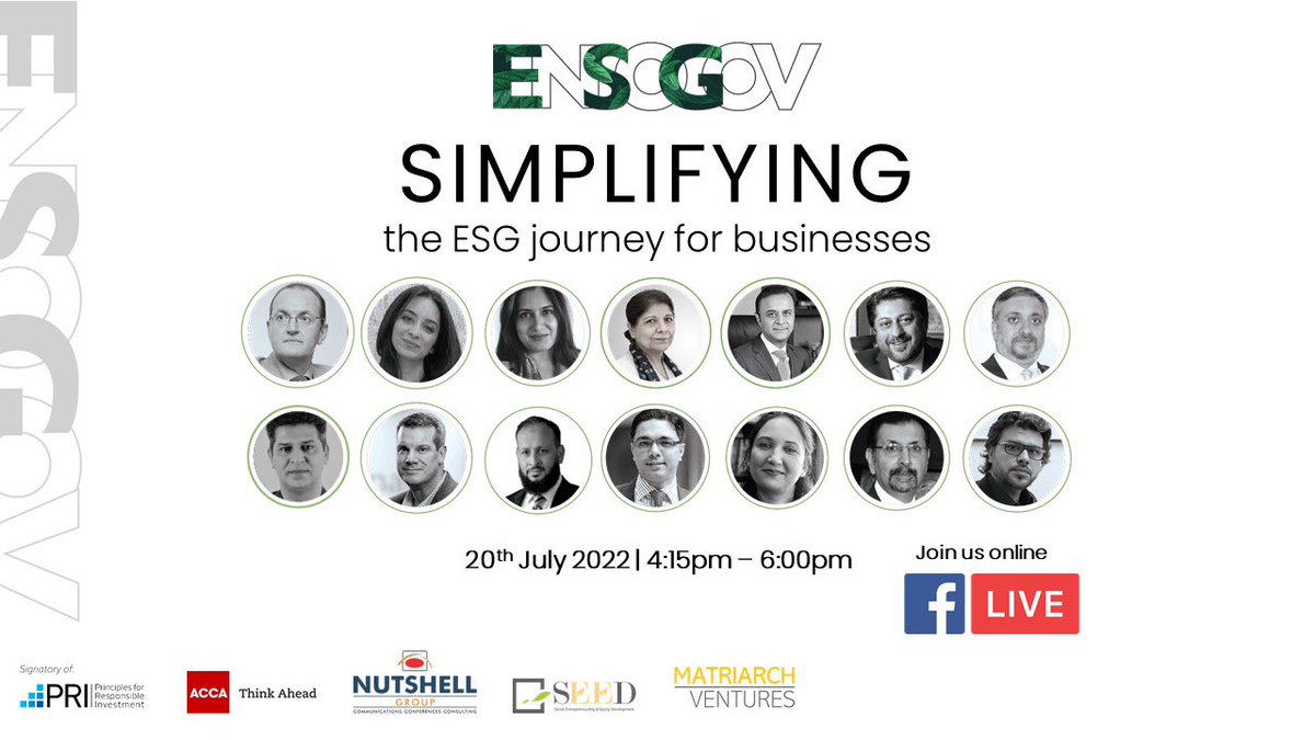 fksquared's tweet photo. Simplify ESG with ENSOGOV
ENSOGOV is an ESG tech, data and consulting startup that aims to simplify and accelerate the ESG journey for businesses to meet the needs of all stakeholders.
Join us online on at https://t.co/ImSQgmTafG
20th July '20 from 4:15 -6:00pm
#simplifyESG https://t.co/bLClNjJaZA
