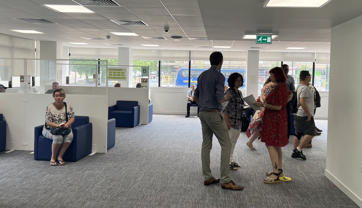 PChiverton's tweet photo. We are hosting our Disability Confident Recruitment Day in Frobisher House #Southampton today with 11 employers &amp; 9 providers onsite it is extremely vibrant &amp; full of bustle another great event @RamachandranDWP @MarkPeckDWP @CassieSalter https://t.co/uMn8PhiQh5