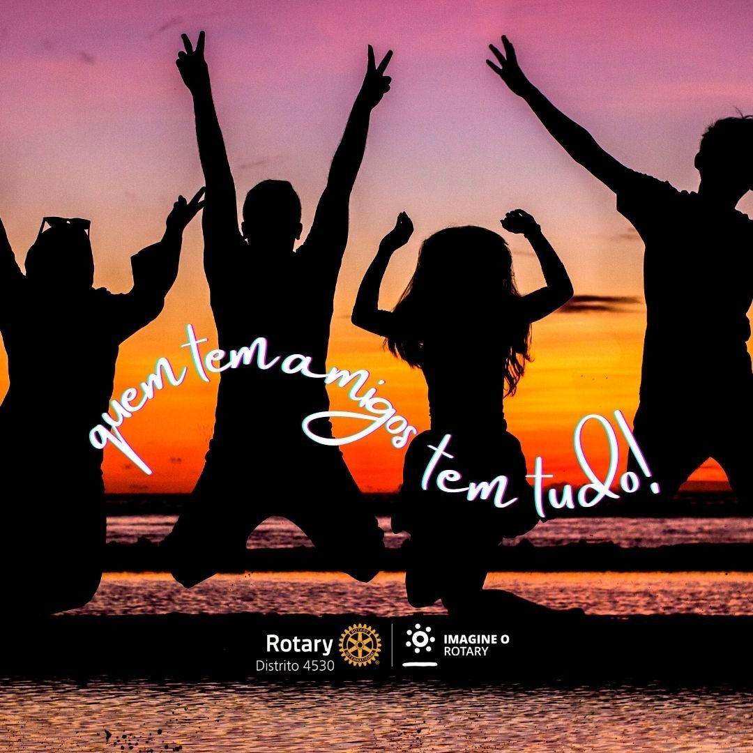Distrito4530's tweet image. O companheirismo é um dos pilares do Rotary. Neste dia 20 de julho, data em que é comemorado o Dia do Amigo no Brasil, marque aqueles amigos que você carrega do lado esquerdo do peito.

#pessoasEmAção4530 #ImagineoRotary