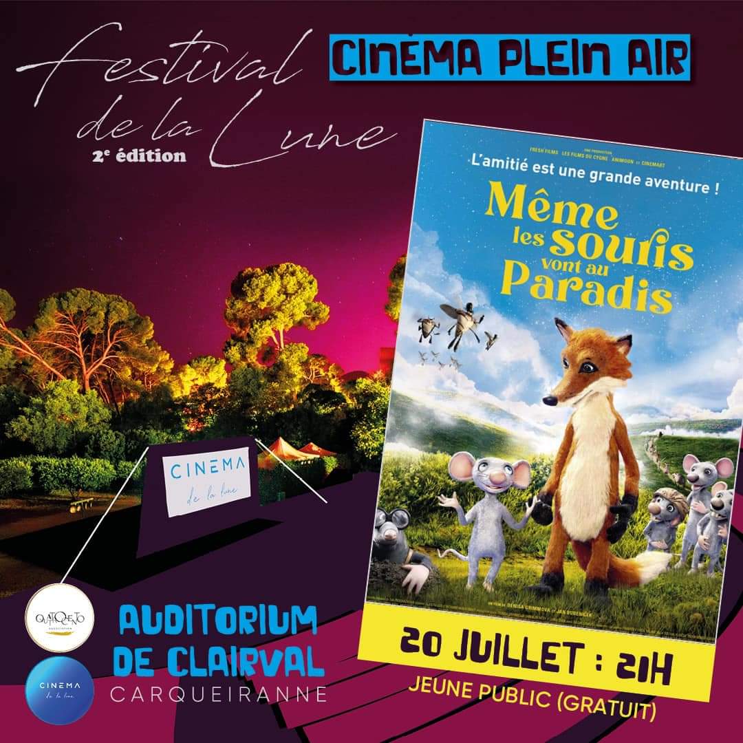 🍃 Venez (re)découvrir notre incroyable aventure sur Grand Écran et en plein air ce soir dans le magnifique Auditorium de Clair-Val (Var) 🦊🐭 🎬 Le producteur et les vraies marionnettes seront là pour vous parler des coulisses du film ! #animation #pleinair #cinema #vacances