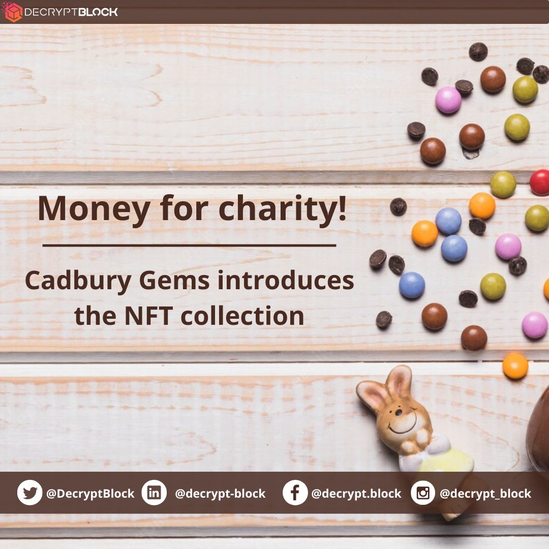 DecryptBlock's tweet photo. #Cadbury Gems announced the debut of its first #NFT through the recent Junior NFT campaign collection. Also, they worked with the #blockchain platform GuardianLink to transform children's #artwork into #NFTs.
Source: Business Today
#blockchaintechnlogy #nftart #NFTCommmunity https://t.co/5rXMlWVGMo