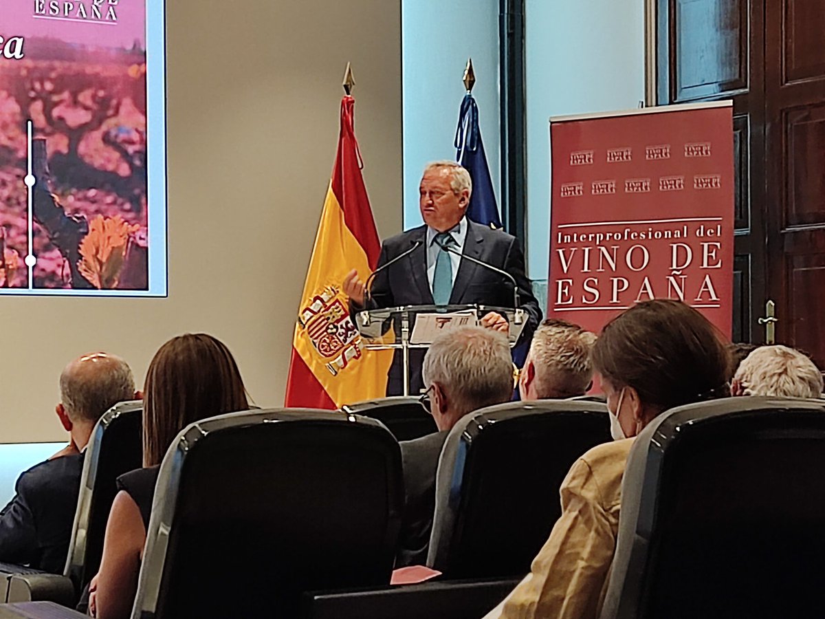 AngelaFdezGomez's tweet photo. Ángel Villafranca, pte. #OIVE: "Nuestro sector necesita estabilidad económica. Tiene que ser capaz de generar valor para poder distribuirlo a lo largo de la cadena"
Para ello, cuenta con el Plan Estratégico del sector #vitivinícola español 2022-2027
@InterVinoEs #SomosVino https://t.co/Ham5CCAKF6