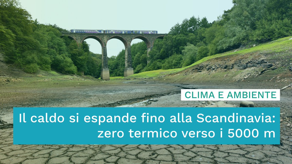 AgencyGea's tweet photo. L’anticiclone #Apocalisse4800, dopo aver colpito l’Europa occidentale, si espande verso Est fino a Germania e Scandinavia. E lo #zerotermico si alzerà ancora. Leggi la news:
https://t.co/H6ZQL3yyPJ https://t.co/NQM0gPF4s8
