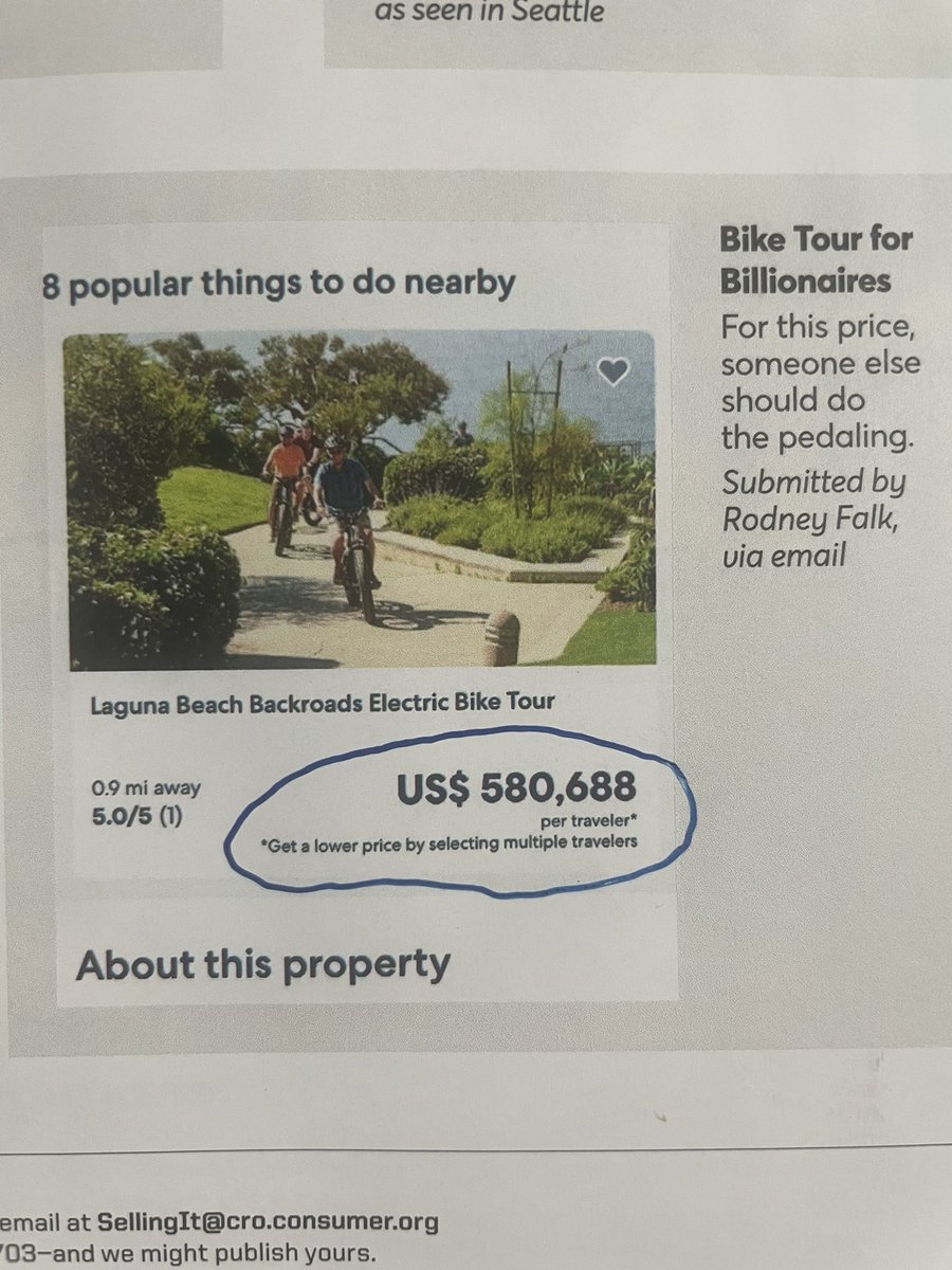 Activity for those in private practice, not those on academic salary! ( published in this month’s Consumer Reports. Shame can’t put it on my CV)