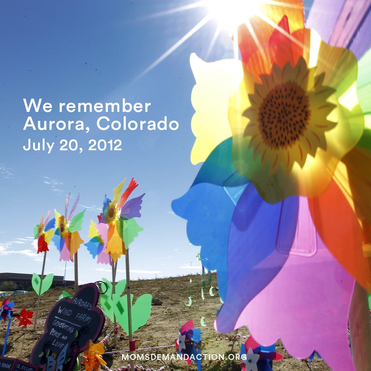 MomsDemand's tweet photo. Today in 2012, 12 people were killed and dozens more were wounded when a heavily armed gunman entered a movie theater in Aurora, Colorado, and opened fire.

Ten years later, we hold those whose lives were taken or forever changed in our hearts as we fight to #EndGunViolence. https://t.co/kqXJjjyeSH