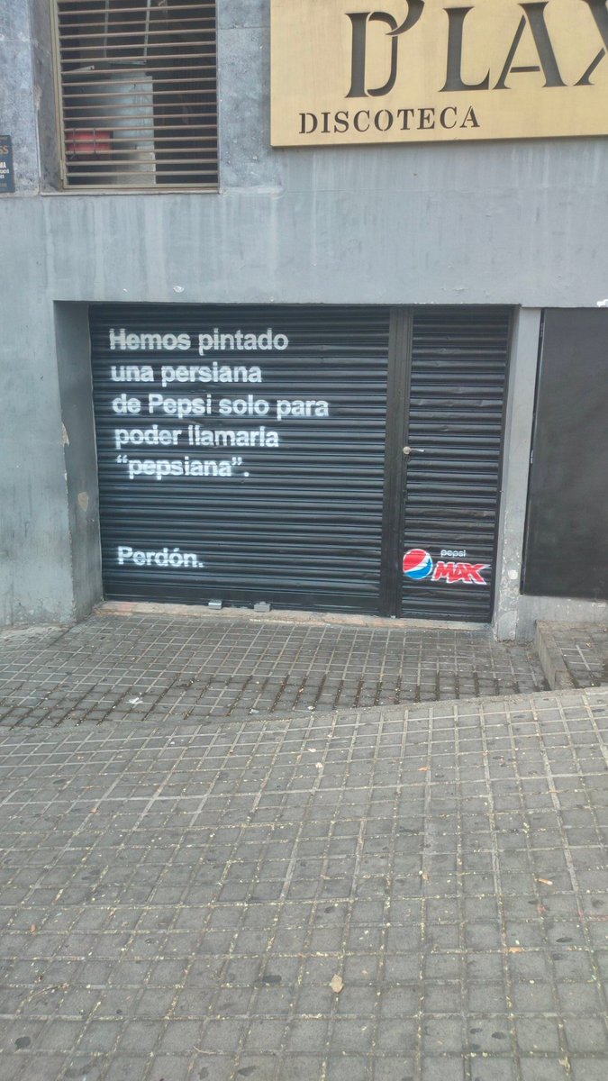 Me he encontrado esto en mi barrio. No puedo con los chistes malos, PERDON.