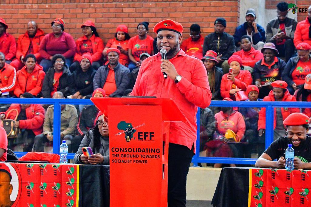 Economic Freedom Fighters On Twitter Dp Floydshivambu Addressing The Community Of Seshego The