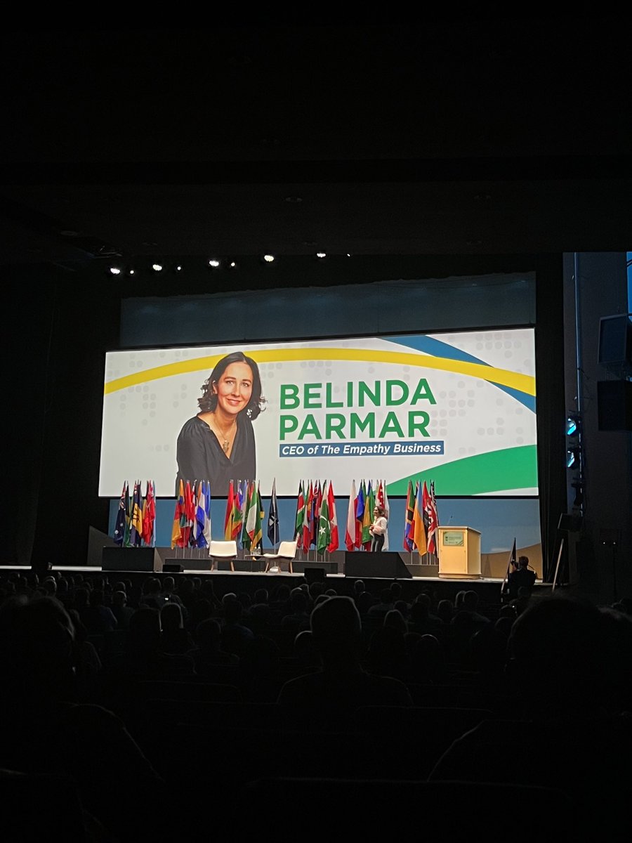 Let the empathy revolution begin! Inspiring keynote session from CEO and founder of “The Empathy Business” <a href="/belindaparmar/">Belinda Parmar</a> 🙌 <a href="/WOCCU/">World Council of Credit Unions</a> #WCUC2022 <a href="/EnterpriseCU/">Enterprise Credit Union</a>