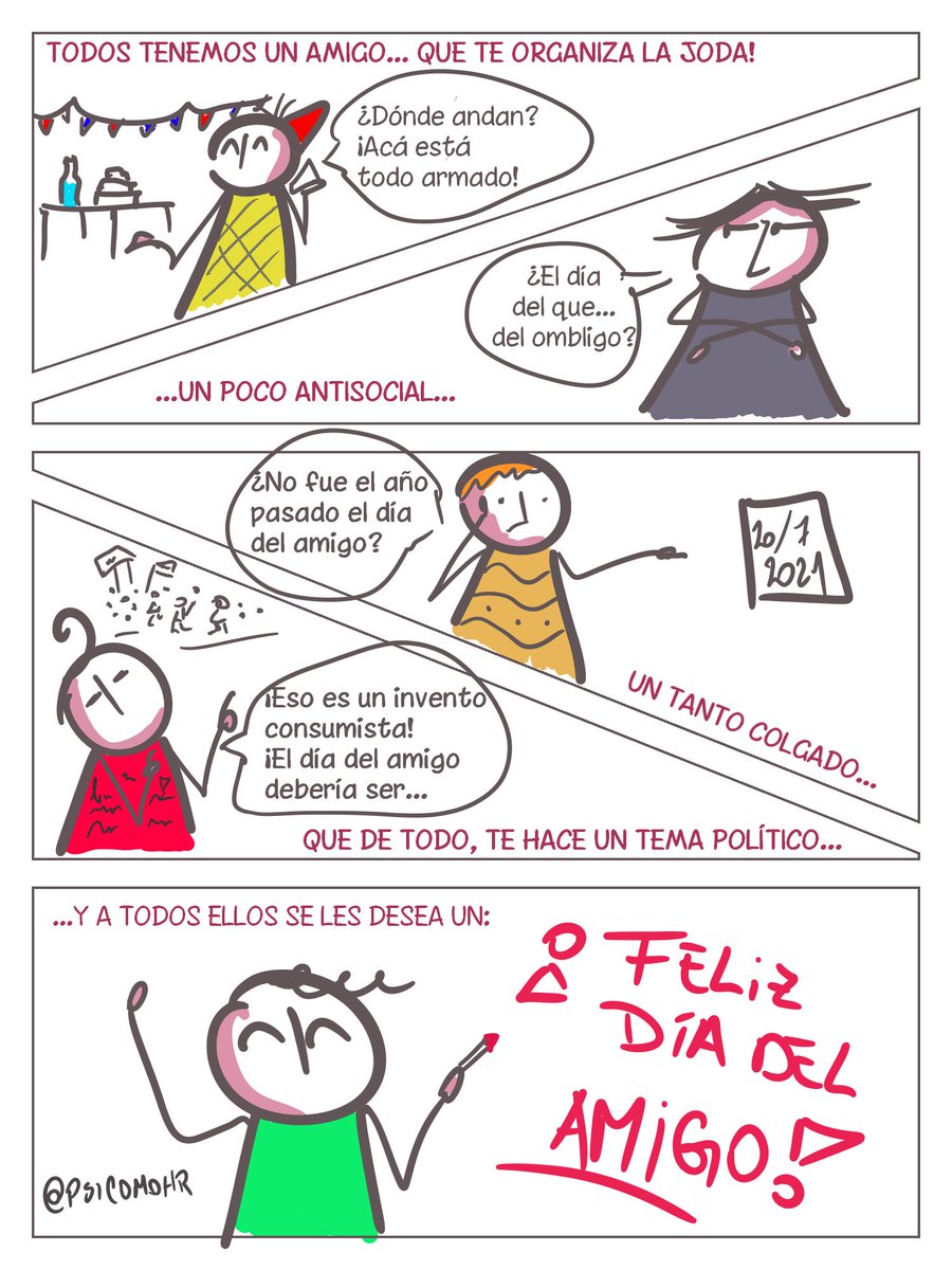 Feliz #DiaDelAmigo. La diversidad existe también en la amistad. Aprendamos a respetarla.
#amistad #FelizMiercoles #SiguemeYTeSigoDeVuelta #SiguemeYTeSigoCumplo #SiguemeYTeSigoAlInstante