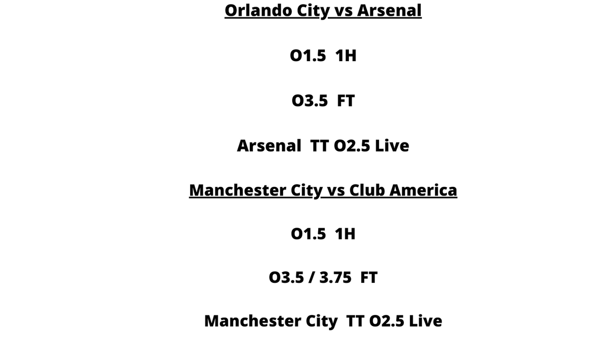 ROICapper1's tweet image. Show Support By Hitting The Like Button or Retweet. 👊🙏  

#internationalclubfriendly #arsenal #cheslea #bayernmunich #manchestercity #dcunited #clubamerica #orlandocity #charlottefc #sportsbettingtips #sportsbets #soccer #sportsbetting #liveplays #sportsbettingtips #sportsbet
