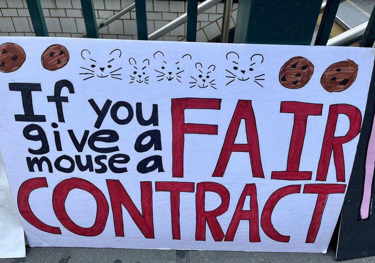 Some of my fave signs from the strike today <a href="/hcpunion/">HarperCollins Union</a> #HCPonstrike