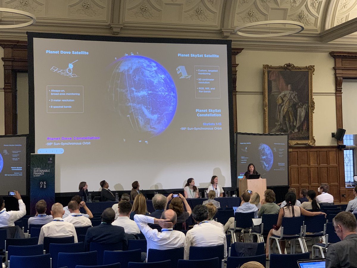 TheSmithSchool's tweet image. Session I #SpatialFinance
@planet satellite data collection tools and how they may improve identifying gaps in reforestation, among other projects. Irene Benito 
#OxSustainableFinance  #OSFS2022 #SustainableFinance
@Persefoni @UniofOxford
@ukcgfi @followMFS
@FinanceSpatial