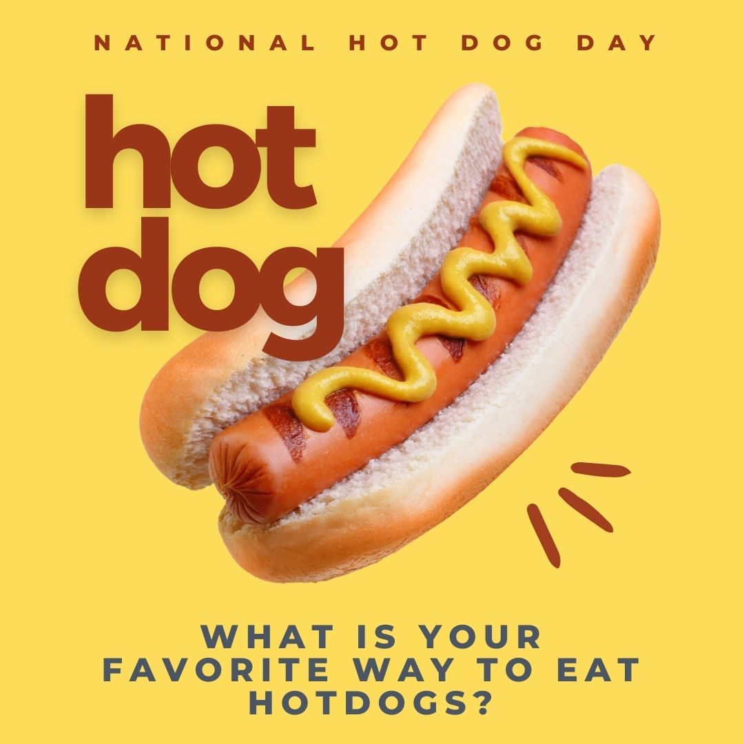 It's National Hotdog Day! What are your favorite hot dog toppings?