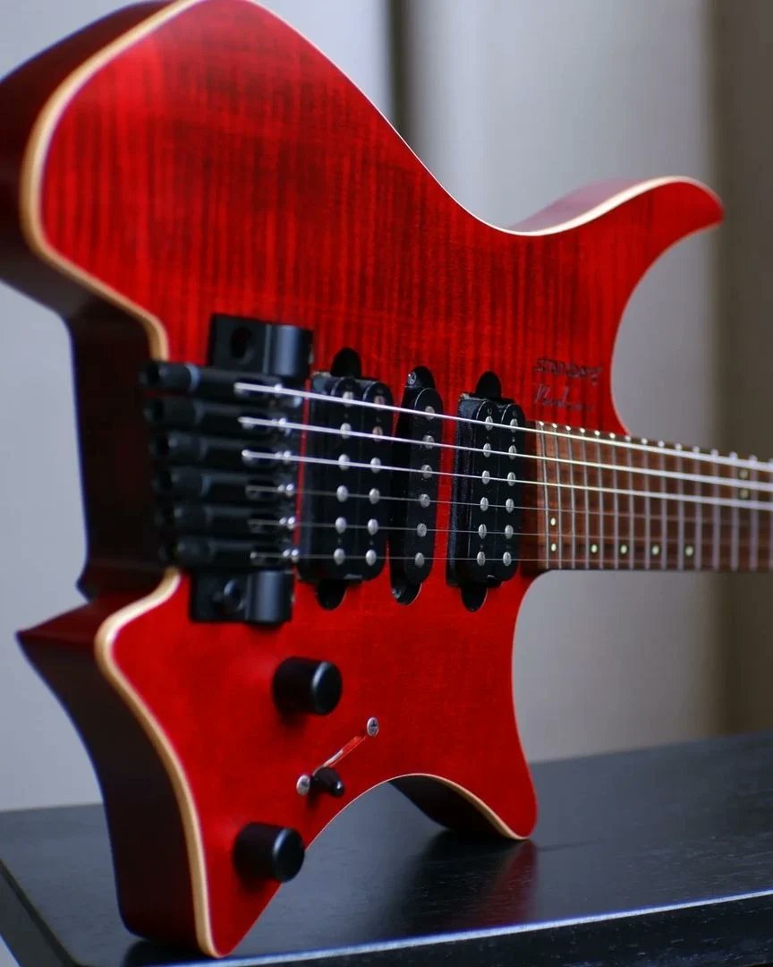strandbergGuit's tweet photo. The cardinal charm of the Boden Fusion 6 Alex Machacek Edition! 🌹 

• Chambered Alder body
• H-S-H pickup configuration 
• EndurNeck™ neck profile 

Tap or head to the bio to learn more about this artist signature model. 🔗

📸: @keithdelleva on IG

#alexmachacek #strandberg https://t.co/IpRk8ua8s6