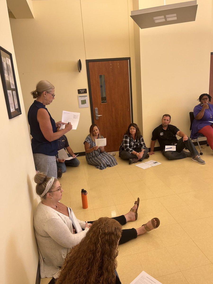 #kisdLADDER teachers participating in a Harkness discussion about bringing fun back into the classroom <a href="/KellerISD/">Keller Schools</a> <a href="/KISDPL_Lead/">Keller ISD Professional Learning and Leadership</a> <a href="/kisd_ci/">Keller ISD C&I Dept</a> <a href="/McgaheySuzanne/">suzanne mcgahey</a> <a href="/ParnellErica/">Erica Parnell</a>