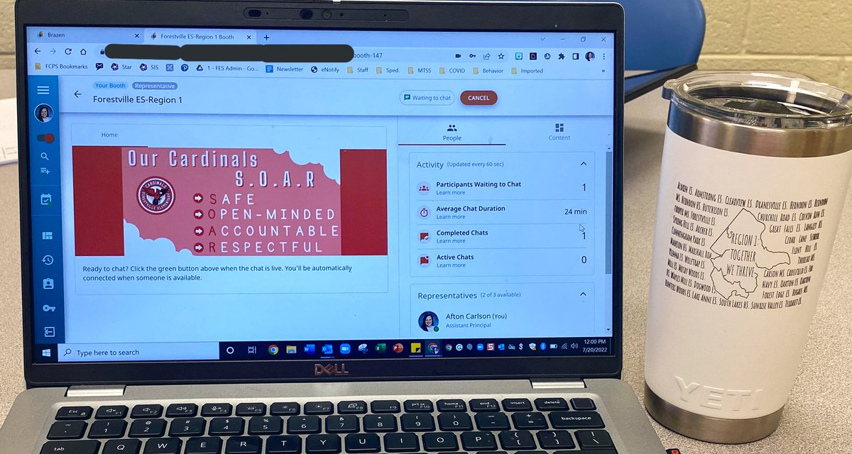 Just had our first chat with a candidate during the <a href="/fcpsnews/">Fairfax Schools 🌟</a> virtual job fair! #togetherwethrive <a href="/FCPSRegion1/">FCPS Region 1</a> <a href="/ForestvilleFCPS/">Forestville Elem</a>