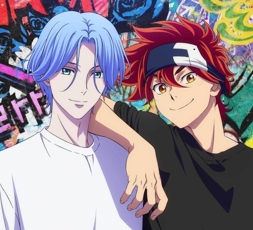 oiarlert's tweet photo. reki has to be touching langa in some way or he evaporates https://t.co/bKXjYTPlA9