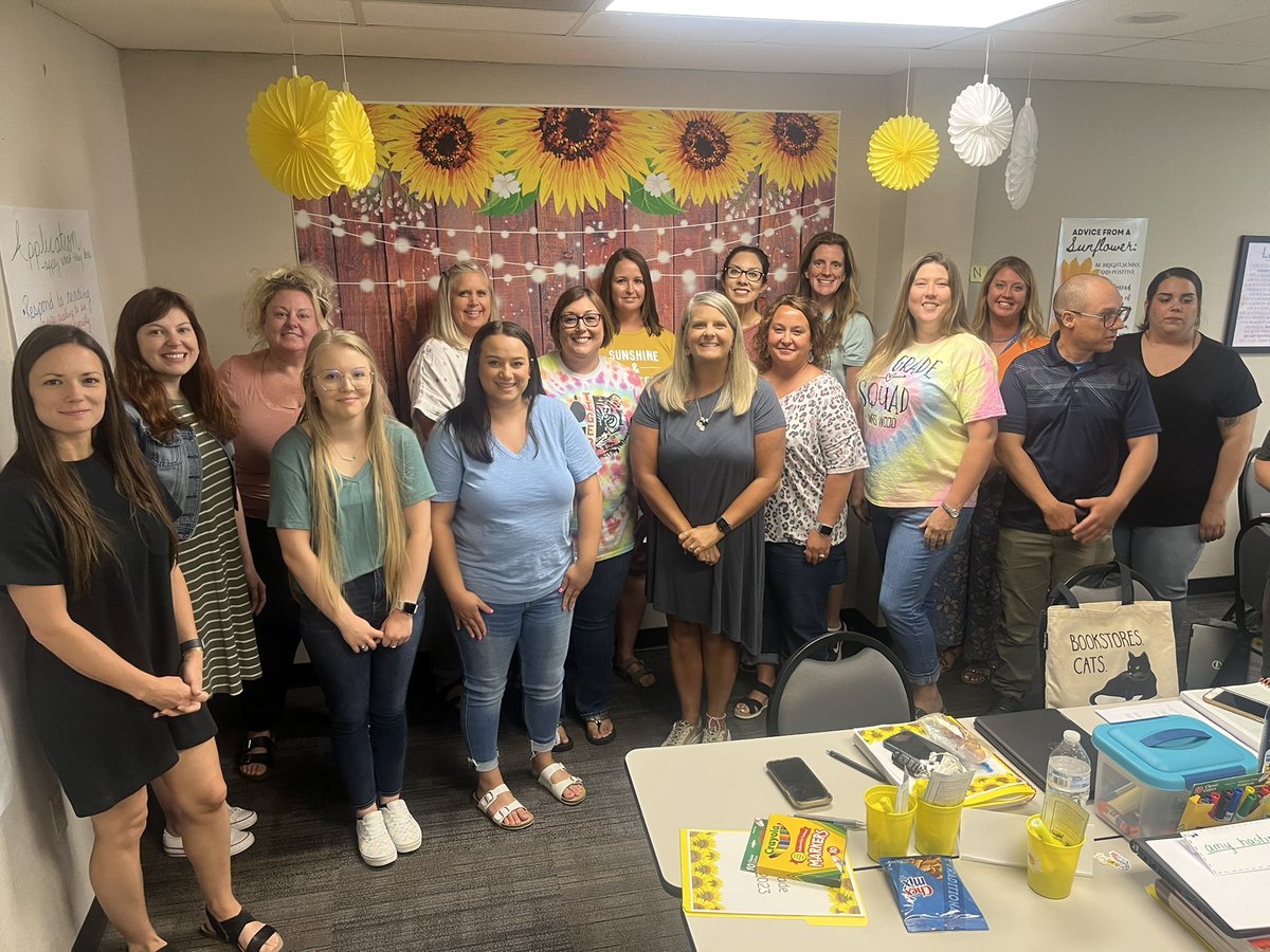 Looking forward to a wonderful school year with an amazing team!!❤️