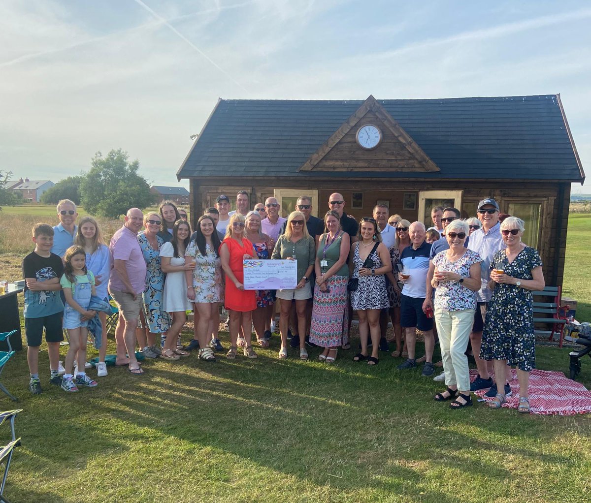 Over £20k was raised to build a Clock Tower on the 9th Hole at Pike Fold Golf Club in memory of Colm Clerkin and Ged Muldowney. The remaining £11.5k was donated to Bury Hospice. Family and friends gathered together to celebrate the opening of the Clock Tower.