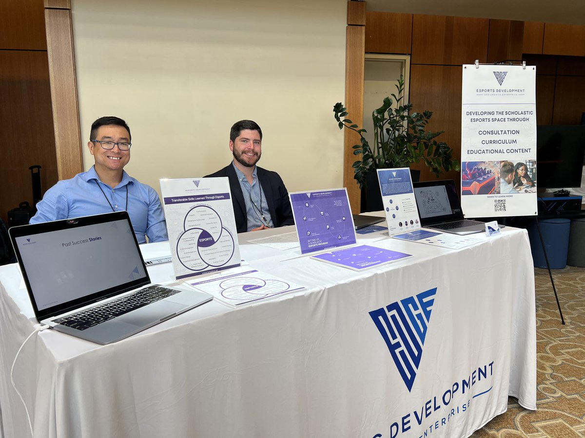We are all set up at NACE Convention! Stop by our booth in person, or virtually, to learn more about EDGE and how we can assist with your institution’s esports initiatives.