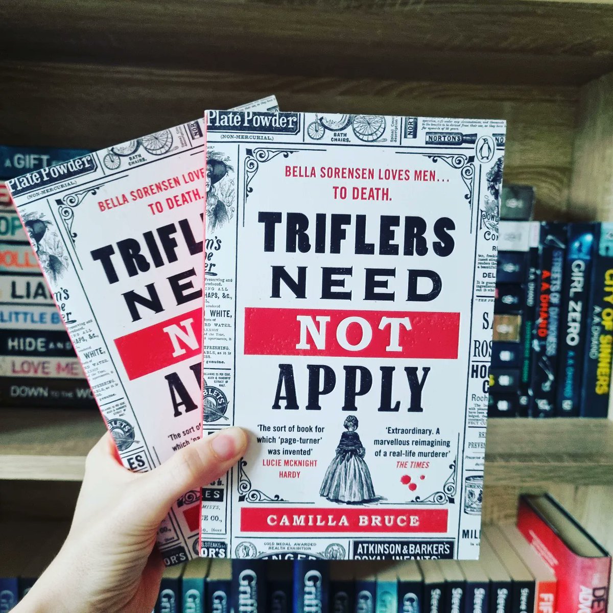 relish_books's tweet image. UK GIVEAWAY! 

History's most murderous serial killer was no man... 

Ahead of publication tomorrow, @hanifas_corner from @MichaelJBooks has kindly sent me 2 copies of Triflers Need Not Apply to giveaway! 

To enter, like, follow, RT this post and tag a couple of friends.