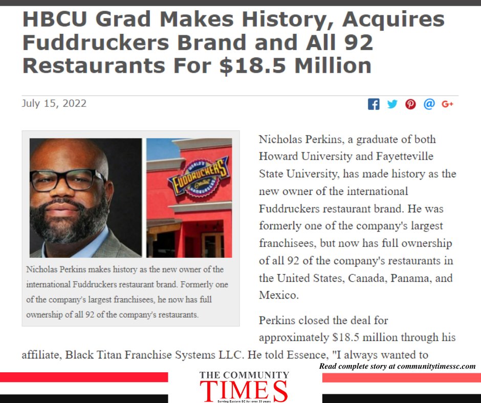 CommTimesSC's tweet image. Read: communitytimessc.com/articles/1564/…
.
.
.
.
.
#HBCU #Fuddruckers #blackmedia #communitynews #florencesc #florence #sc #southcarolina #Blackowned #localnews #community #scoop #news #africanamericans #thecommunitytimessc #communitytimessc #thecommunitytimes